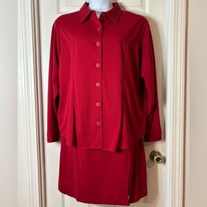 Lane Bryant (design & co) top and skirt set, top size 18/20, skirt size 14/16